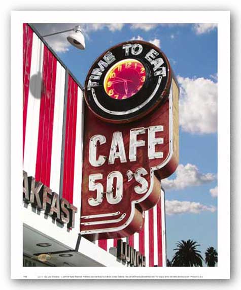 Cafe 50's by Larry Grossman