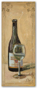 White Wine With Glass by Shari White