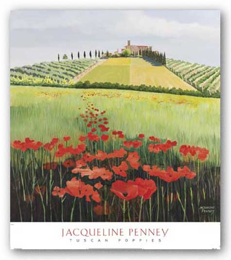 Tuscan Poppies by Jacqueline Penney