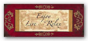 Words To Live By: Enjoy, Live, Relax by Debbie Dewitt