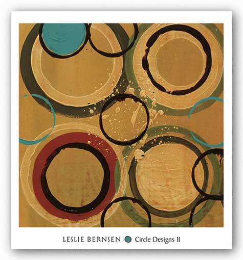 Circle Designs II by Leslie Bernsen