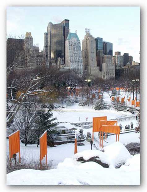 The Gates and Wollman Rink, Central Park by Igor Maloratsky