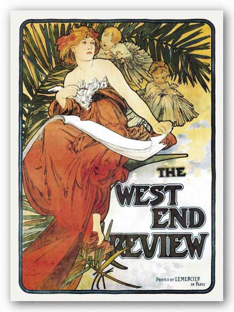 The West End Review, 1898 by Alphonse Maria Mucha