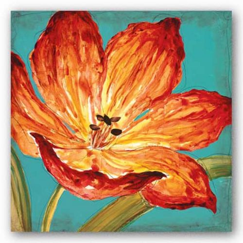 Flame Tulip I by Karen Leibrick