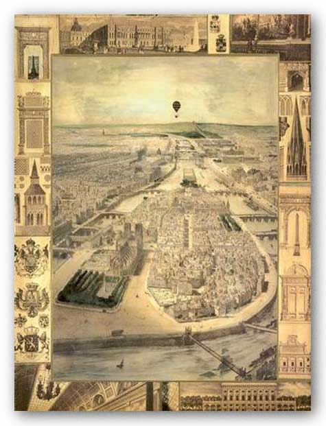 Carte de Paris I by Susan Gillette