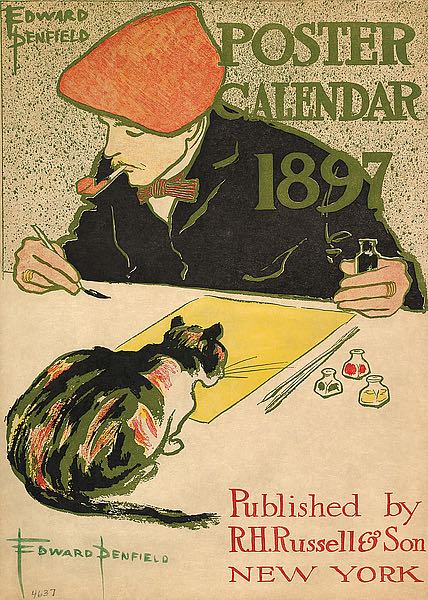 R.H. Russell & Son Calendar, 1897 by Edward Penfield