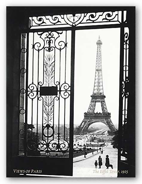 Views of Paris – The Eiffel Tower, 1925