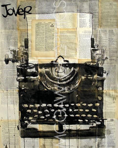 Typewriter by Loui Jover