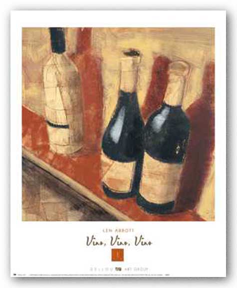 Vino, Vino, Vino I by Len Abbott