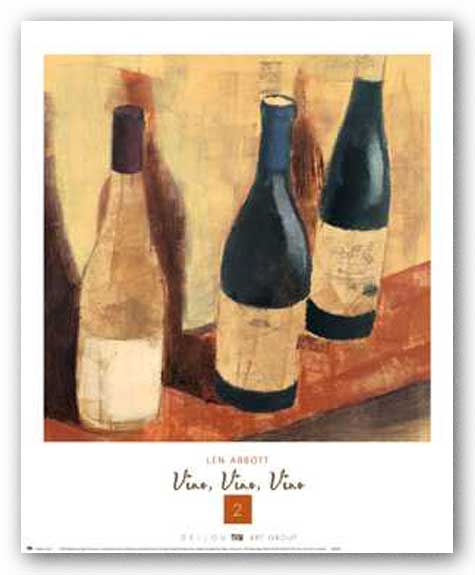 Vino, Vino, Vino II by Len Abbott