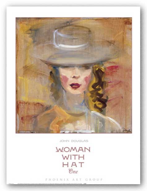 Woman with Hat One by John Douglas