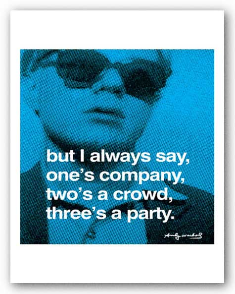 But I Always Say by Andy Warhol