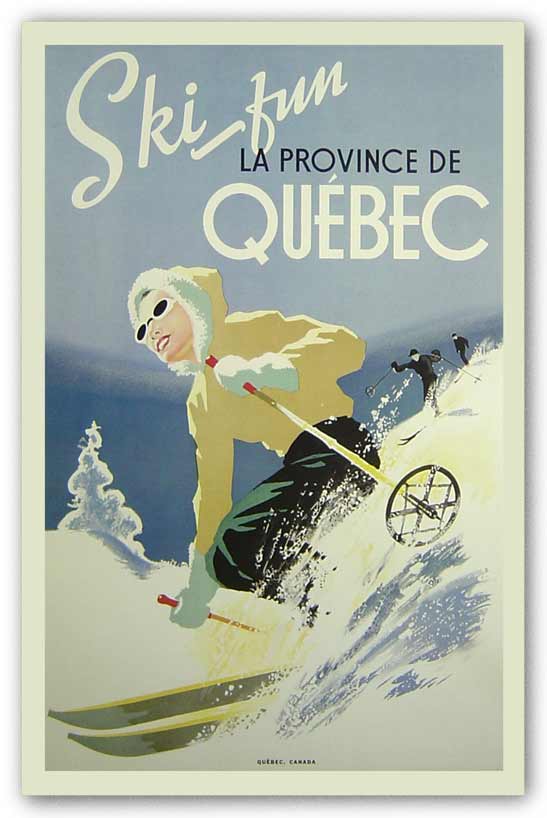 Ski Fun La Province de Quebec, 1948