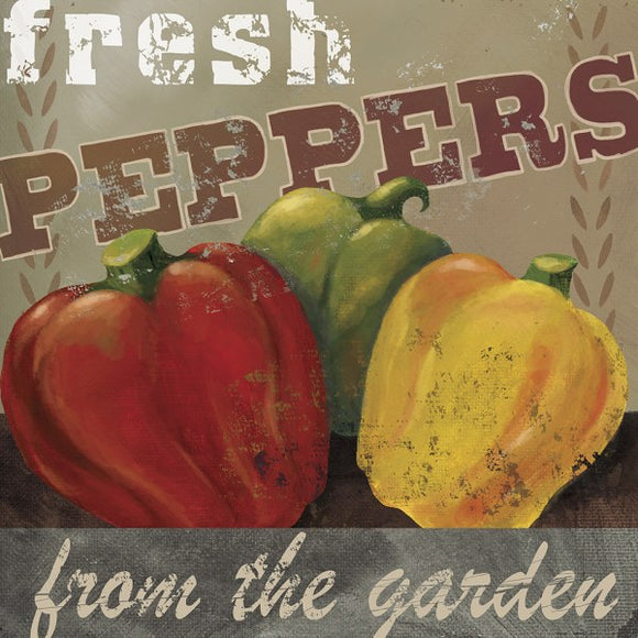 Farm Fresh V Fresh Peppers by Fiona Stokes-Gilbert