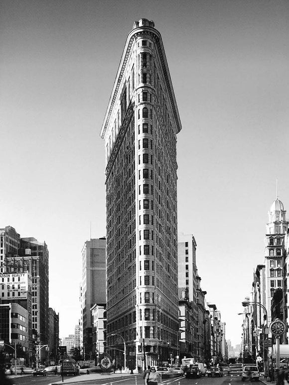 Flatiron Building at Night New York by Henri Silberman