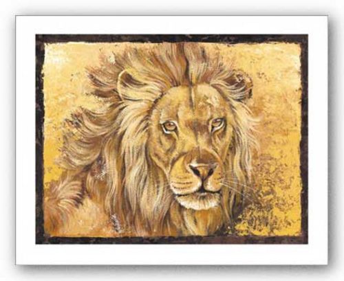 Lion Portrait by Philippe Genevrey