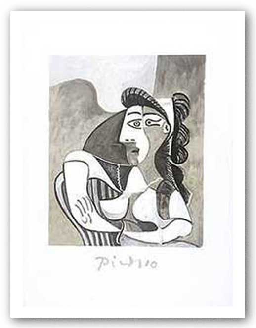 Woman On Armchair by Pablo Picasso