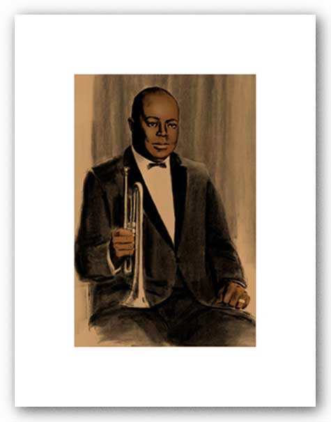 Joe King Oliver - Signed Giclee by Clifford Faust