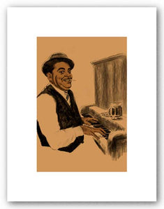 Fats Waller - Signed Giclee by Clifford Faust