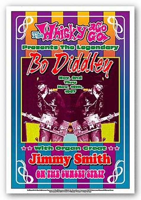 Bo Diddley, 1967: Whisky-A-Go-Go, Los Angeles by Dennis Loren