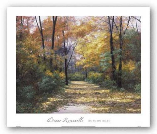 Autumn Road by Diane Romanello