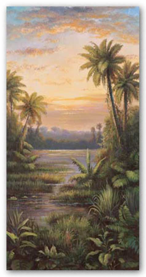 Tropical Lagoon II by Montoya