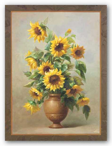 Sunflowers In Bronze II by Welby