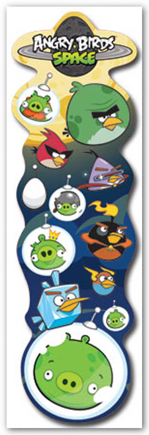 Angry Birds - Space by Collector's Die Cut Bookmark