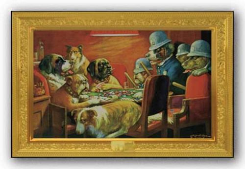 Dogs Playing Poker - Busted by C.M. Coolidge
