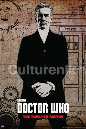 Doctor Who Peter Capaldi Graffiti