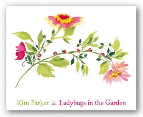 Lady Bugs in the Garden by Kim Parker