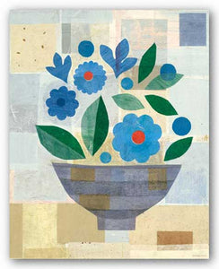 Blue Flower Vase by Gale Kaseguma