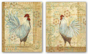 Provence Hen and Rooster Set by Grace Pullen