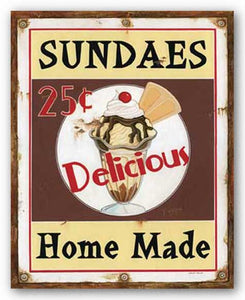 Sundaes by Lesley Hallas