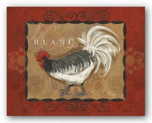 Rooster Blanc by Shari Warren