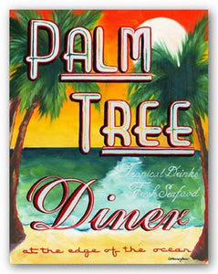 Palm Tree Diner by Catherine Jones