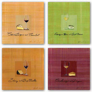 Wine and Cheese Set by Jennifer Sosik