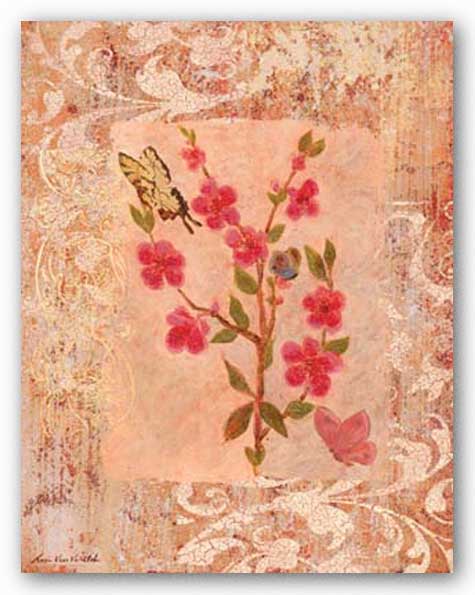 Butterflies And Blossoms III by Lisa Ven Vertloh