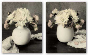 White Blooms Set by Dianne Poinski