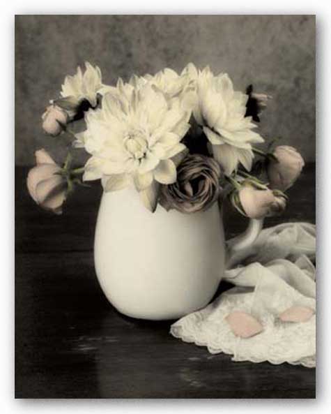 White Blooms I by Dianne Poinski