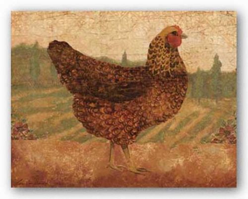 Tuscan Hen I by Lisa Ven Vertloh
