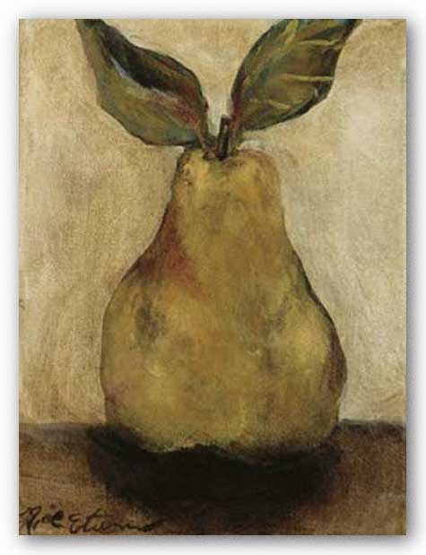 Golden Pear On Beige by Nicole Etienne