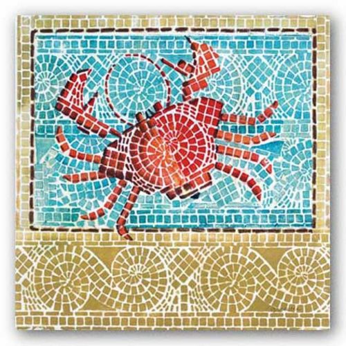 Mosaic Crab by Susan Gillette