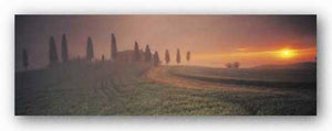 Tuscany House Sunset by Peter Adams
