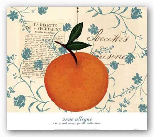 Orange Botanical by Anne Alleyne