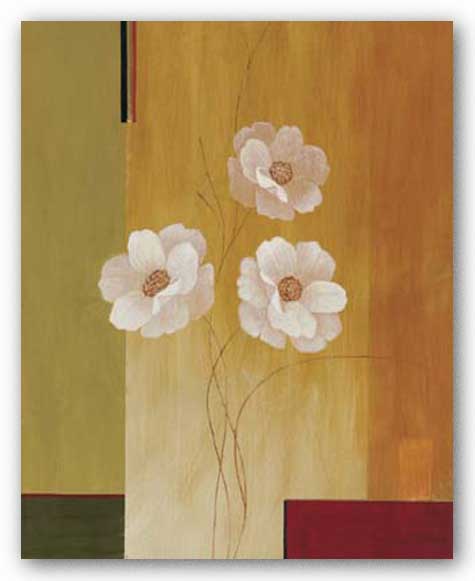 Three White Flowers II by Fernando Leal