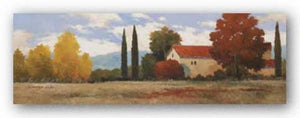 Burgundy Farmhouse I by Kanayo Ede