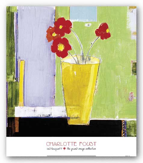 Red Bouquet I by Charlotte Foust