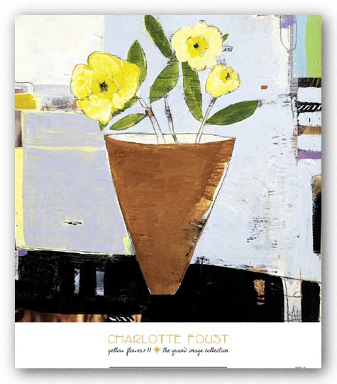 Yellow Flowers II by Charlotte Foust