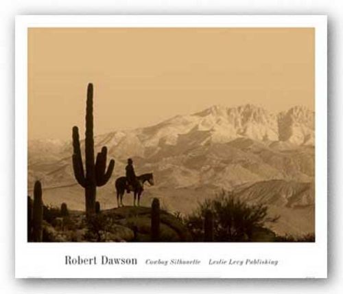 Cowboy Silhouette by Robert Dawson